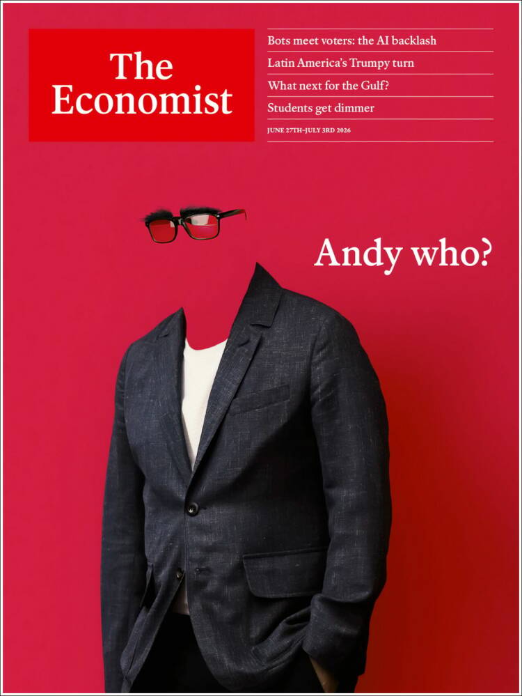 Portada de The Economist (Reino Unido)