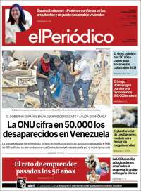Portada de El Periódico (Espa&ntilde;a)