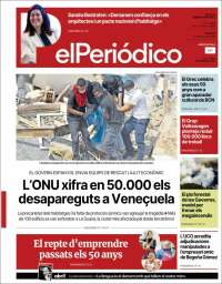 Portada de El Periódico de Catalunya (Espa&ntilde;a)