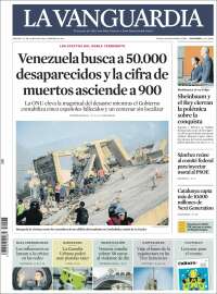 Portada de La Vanguardia (Espa&ntilde;a)
