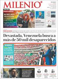 Portada de Milenio (M&eacute;xico)