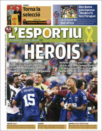 Portada de L'Esportiu (Espa&ntilde;a)