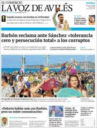 Portada de El Comercio - Avilés (Espa&ntilde;a)