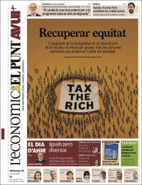Portada de El Punt Avui (Espa&ntilde;a)