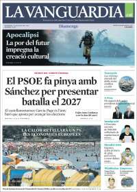 Portada de La Vanguardia (Espa&ntilde;a)