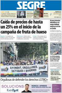 Portada de Segre  (Espa&ntilde;a)