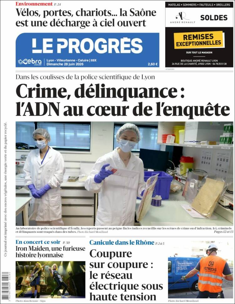 Portada de Progres de Fecamp (Francia)