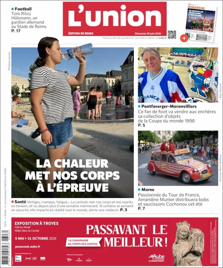 Portada de L'Union (Francia)