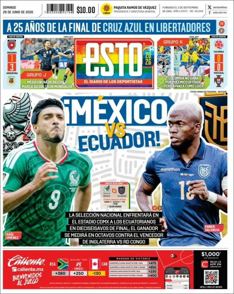 Portada de Esto (M&eacute;xico)