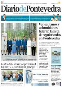 Portada de Diario de Pontevedra (Espa&ntilde;a)