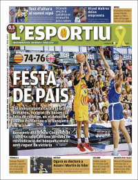 Portada de L'Esportiu (Espa&ntilde;a)
