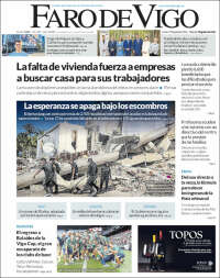 Portada de Faro de Vigo (Espa&ntilde;a)