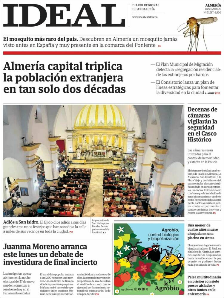 Portada de Ideal Almeria (Espa&ntilde;a)