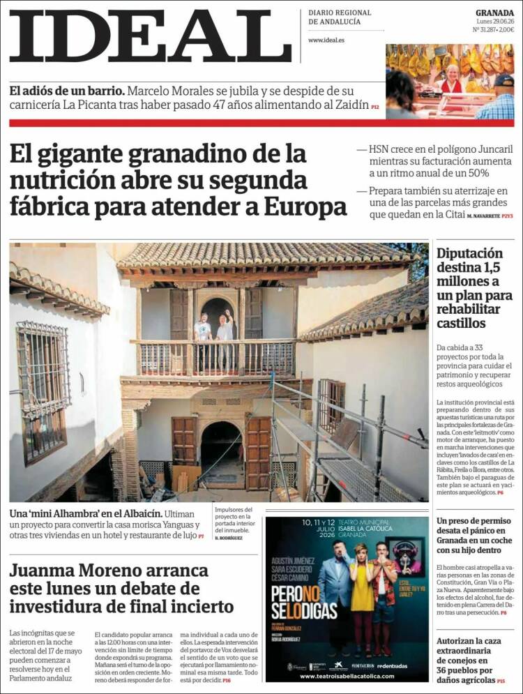Portada de Ideal (Espa&ntilde;a)
