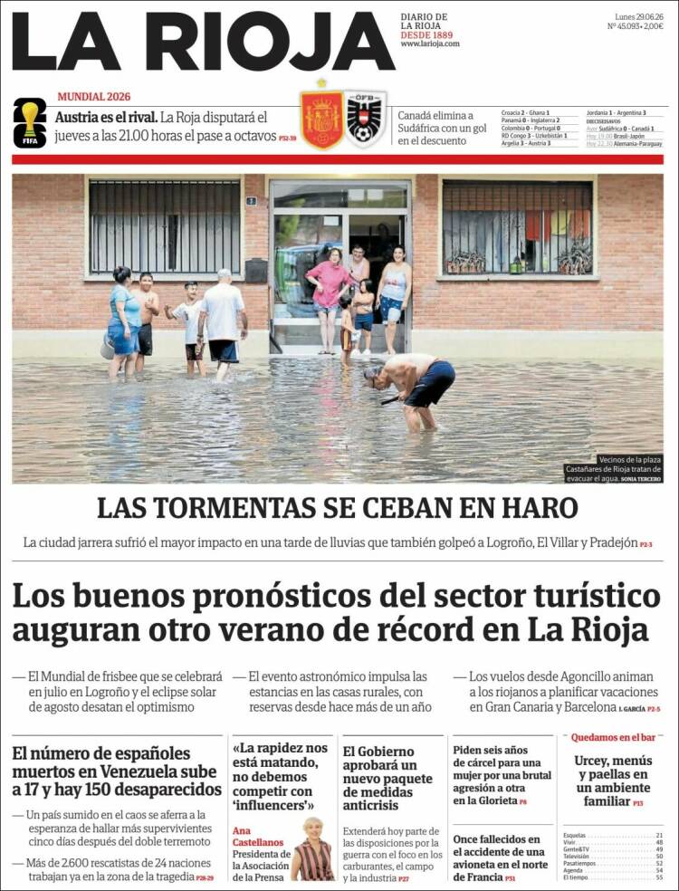 Portada de La Rioja (Espa&ntilde;a)