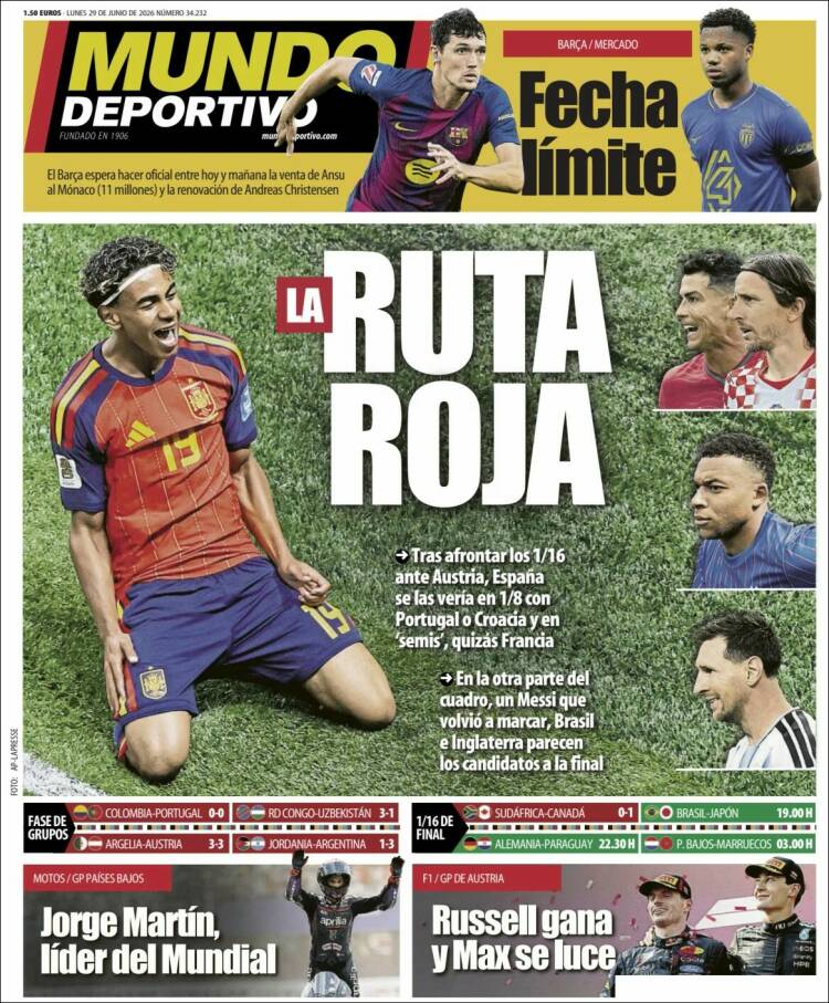 Portada de Mundo Atlético (Espa&ntilde;a)