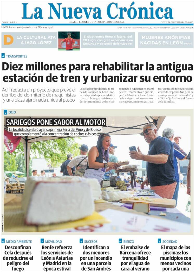 Portada de La Nueva Crónica (Espa&ntilde;a)