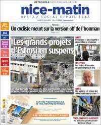 Portada de Nice-Matin (Francia)