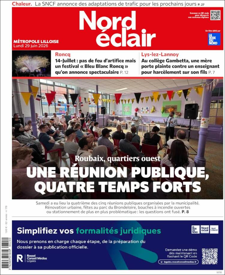 Portada de Nord Éclair (Francia)