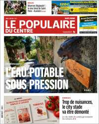 Portada de Le Populaire du Centre (Francia)
