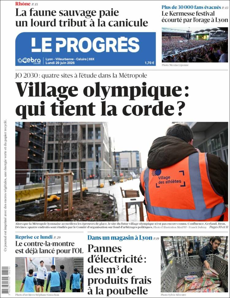Portada de Progres de Fecamp (Francia)
