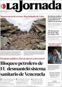 Portada de La Jornada (M&eacute;xico)