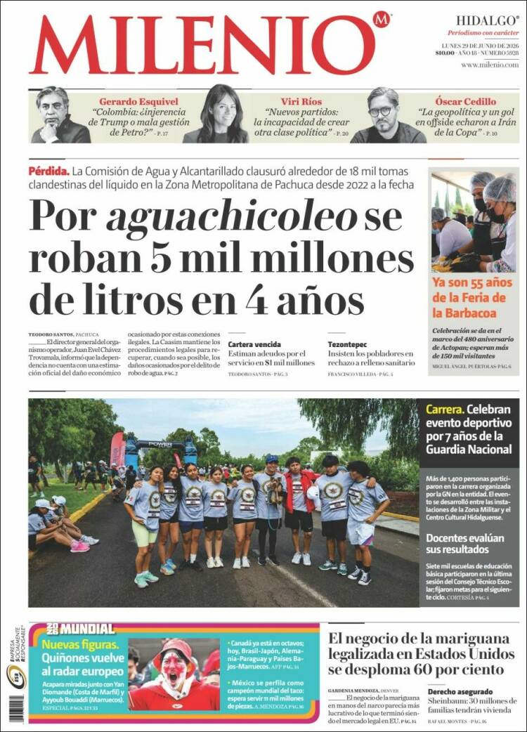 Portada de Milenio de Hidalgo (M&eacute;xico)