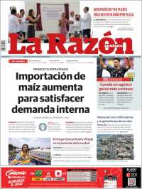 Portada de La Razón (M&eacute;xico)