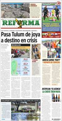 Portada de Reforma (M&eacute;xico)