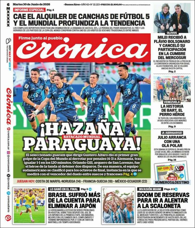 Portada de La Voz del Chaco (Argentina)