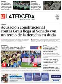 Portada de La Tercera (Chile)