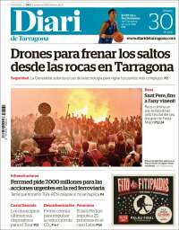 Portada de Diari de Tarragona (Espa&ntilde;a)