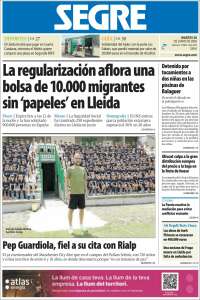 Portada de Segre  (Espa&ntilde;a)