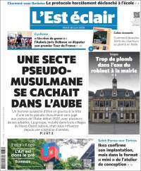 Portada de L'Est Eclair (Francia)