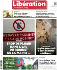 Portada de Libération Champagne (Francia)