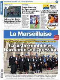 Portada de La Marseillaise (Francia)