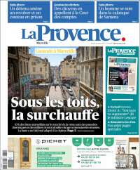 Portada de La Provence (Francia)