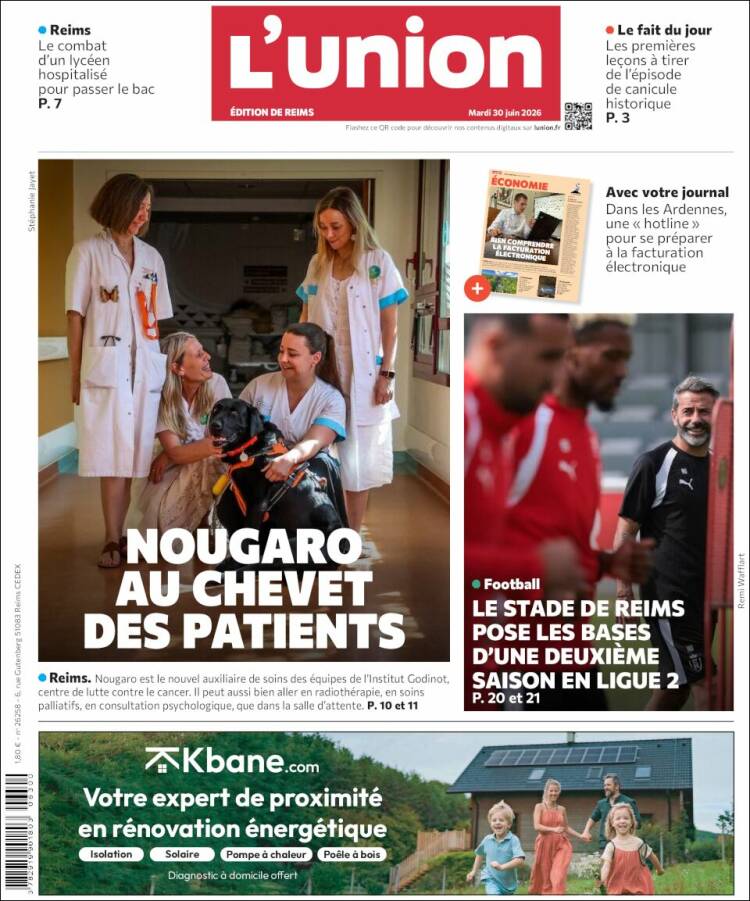 Portada de L'Union (Francia)