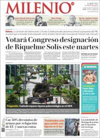 Portada de Milenio - Laguna (Mexico)