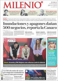 Portada de Milenio de Puebla (M&eacute;xico)