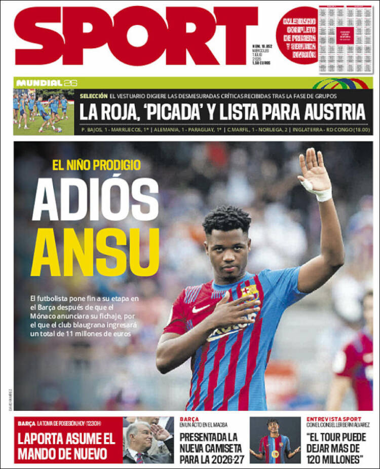 Portada de Sport (Espa&ntilde;a)