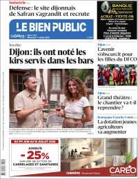 Portada de Le Bien Public (Francia)