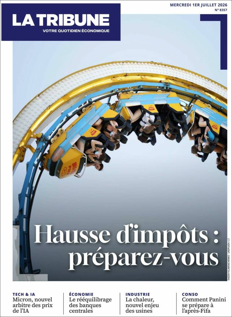 Portada de La Tribune (Francia)