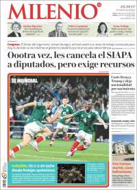 Portada de Milenio - Jalisco (M&eacute;xico)
