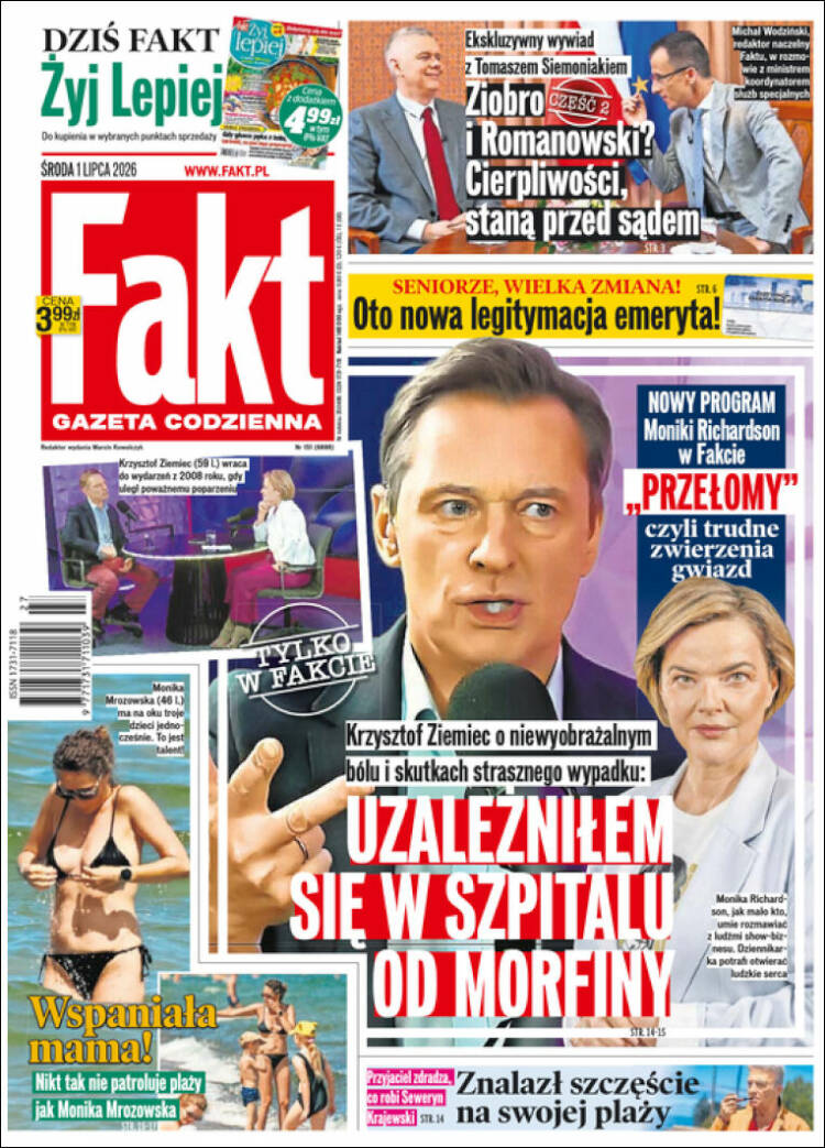 Portada de Fakt (Polonia)