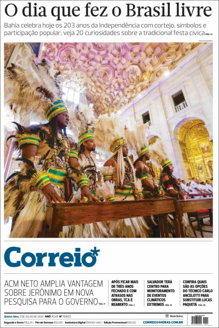 Portada de Correio* (Brasil)
