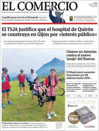 Portada de El Comercio - Gijón (Espa&ntilde;a)