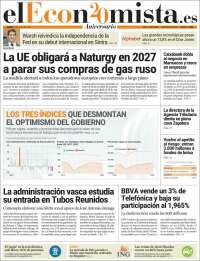 Portada de El Economista (Espa&ntilde;a)