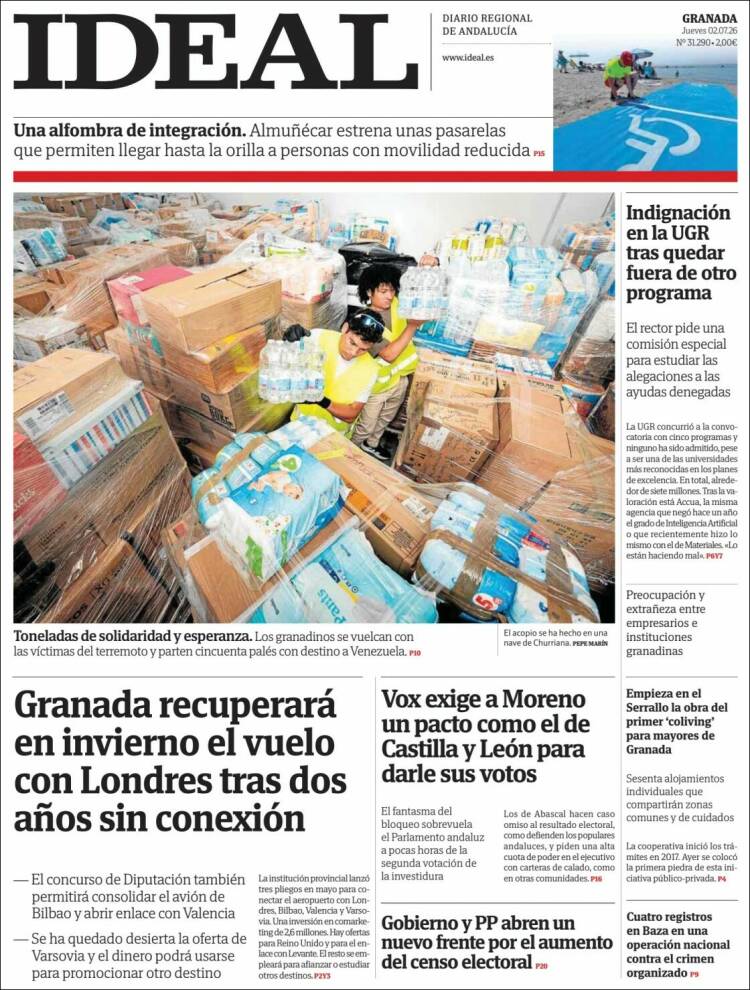 Portada de Ideal (Espa&ntilde;a)