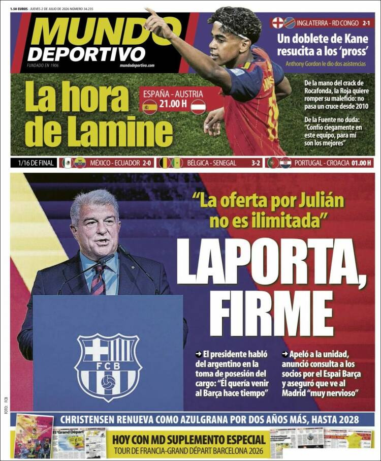 Portada de Mundo Atlético (Espa&ntilde;a)